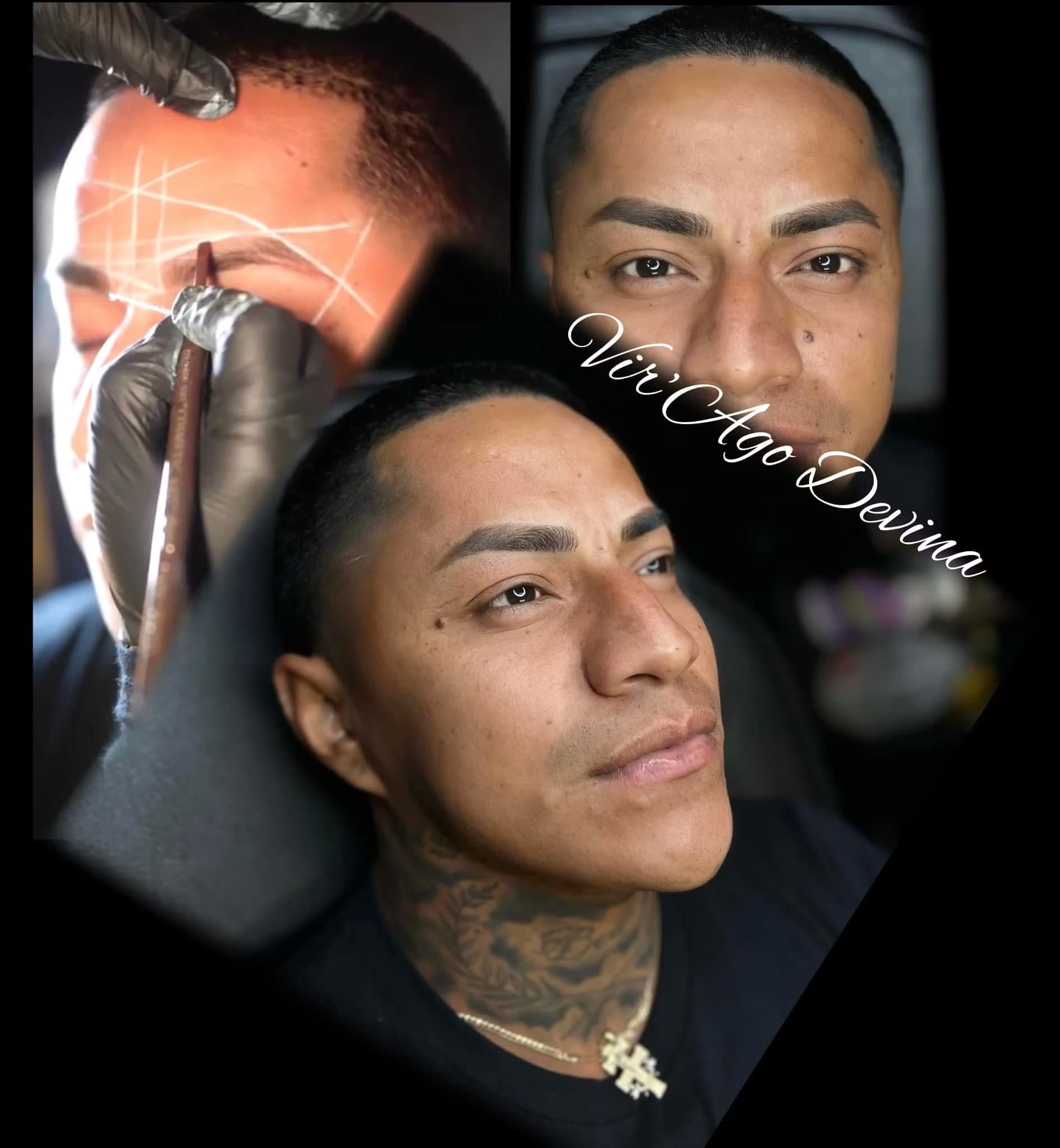 Men’s Brows Scar Restoration